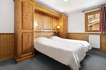 Les Balcons de Val Thorens Spa 6-kamer apt. voor max. 12 pers. slaapkamer met bed