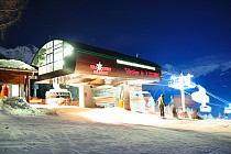 Val Cenis - Skilift in de avond