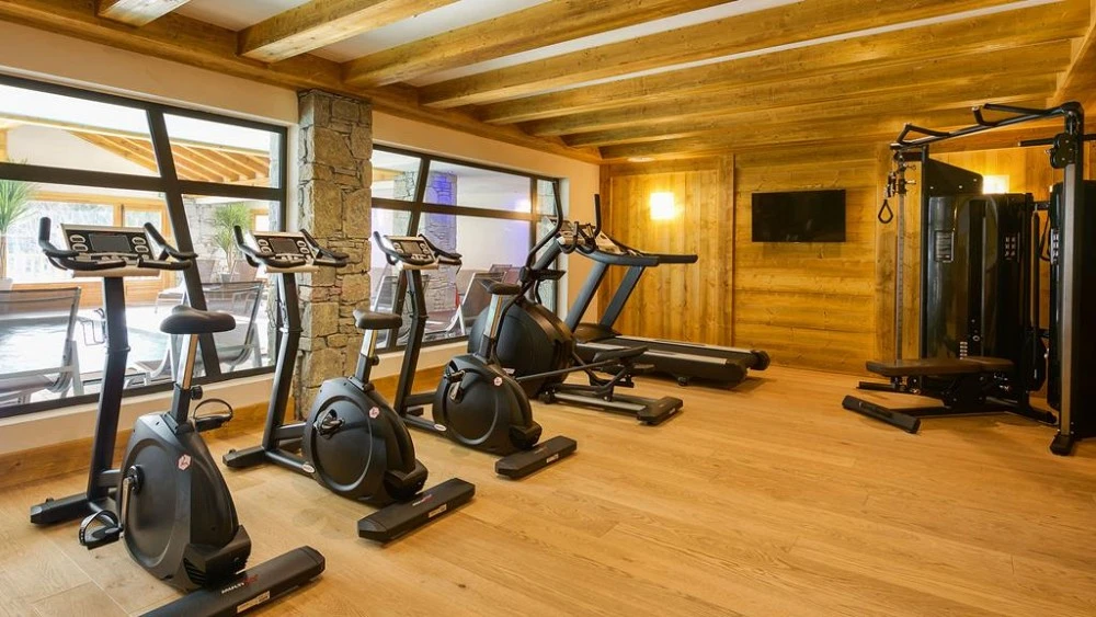 Sportruimte van accommodatie Les Chalets de Leana