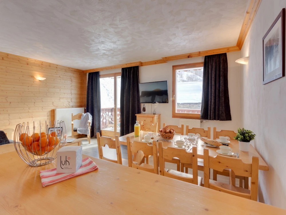 Les Chalets L'adonis - woonkamer