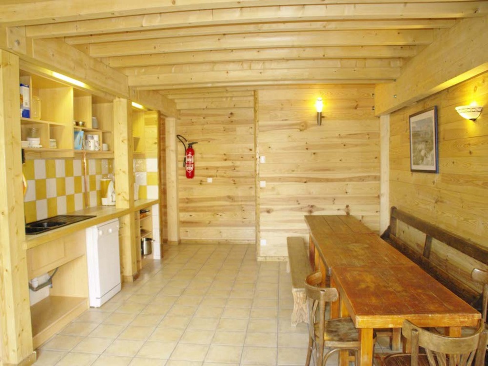 Chalet Franklin en Thomas - eettafel keuken  