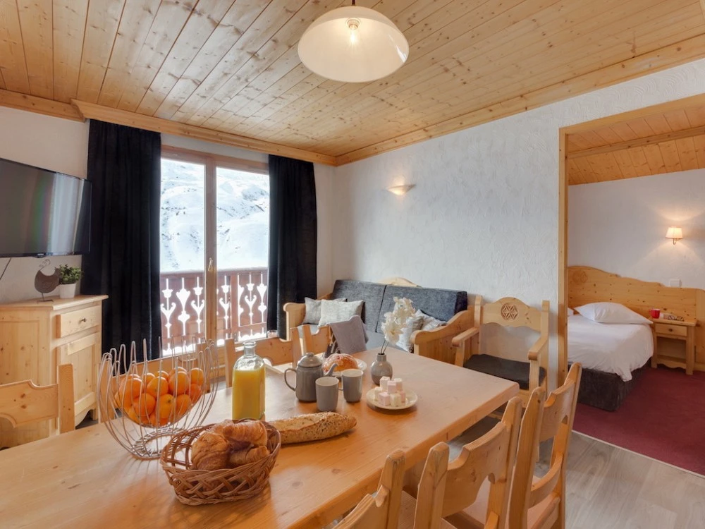 Les Chalets L'adonis - balkon aan de woonkamer