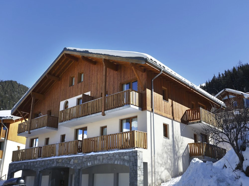 Les Chalets de la Ramoure - balkon aan het chalet