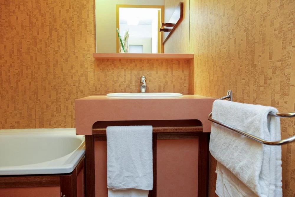 Tourotel - De badkamer van de tweepersoonsstudio