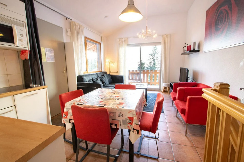 Demi Chalets Le Petit Bonheur - eethoek met keuken