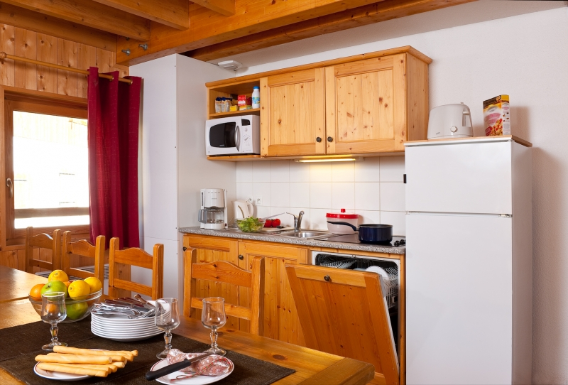Les Fermes de Saint Sorlin volledig uitgeruste kitchenette