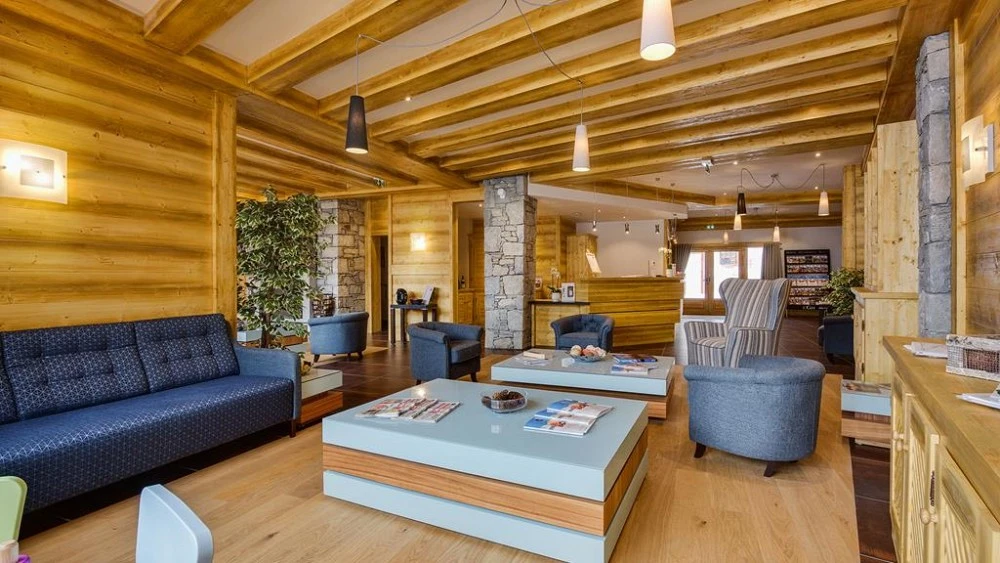 Receptie van accommodatie Les Chalets de Leana