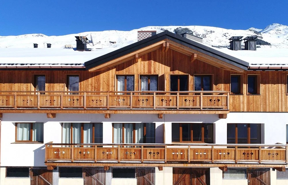 Chalet de Sophie - uitzicht op het balkon