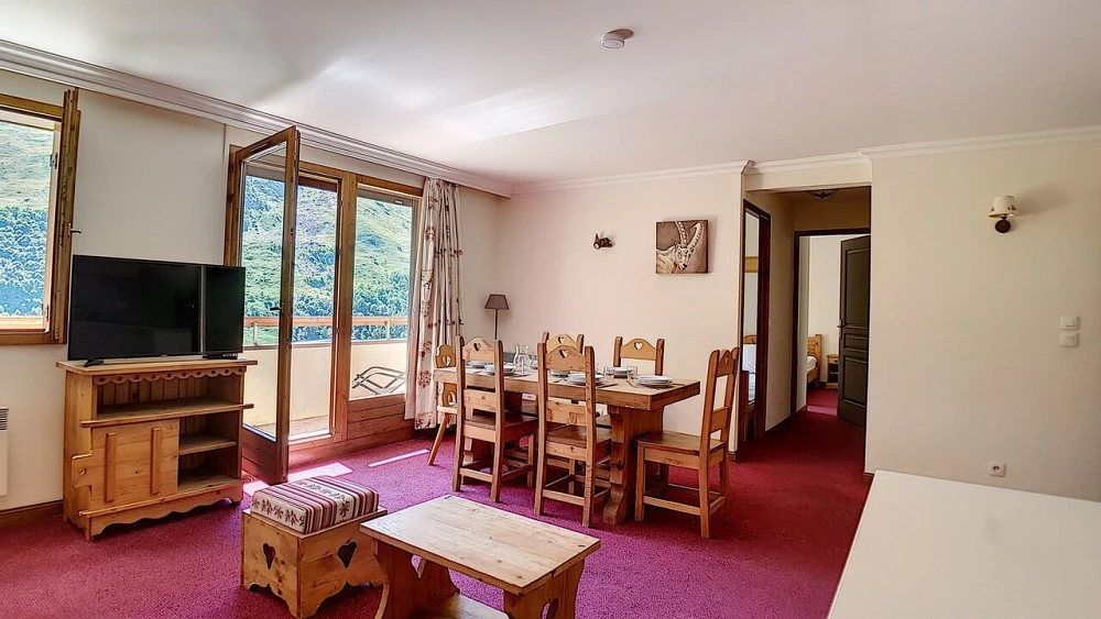 Les Cristaux *** -  2-kamer apt. + cabine voor max. 6 pers. (huisnr. B)