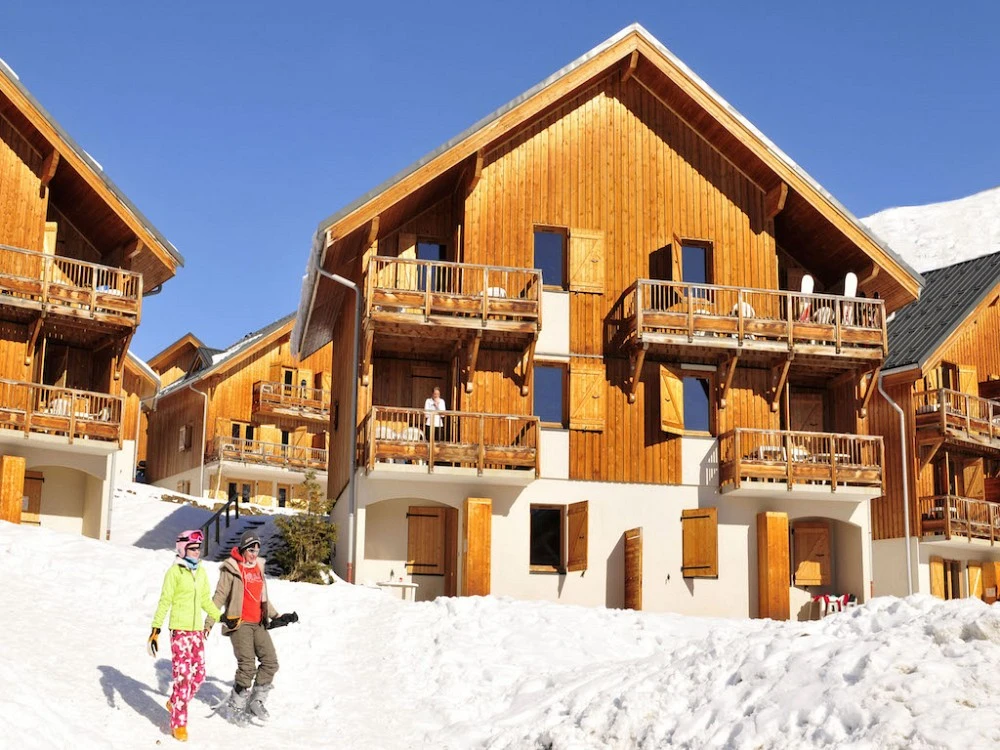 Les chalets des Marmottes - Vooraanzicht chalets