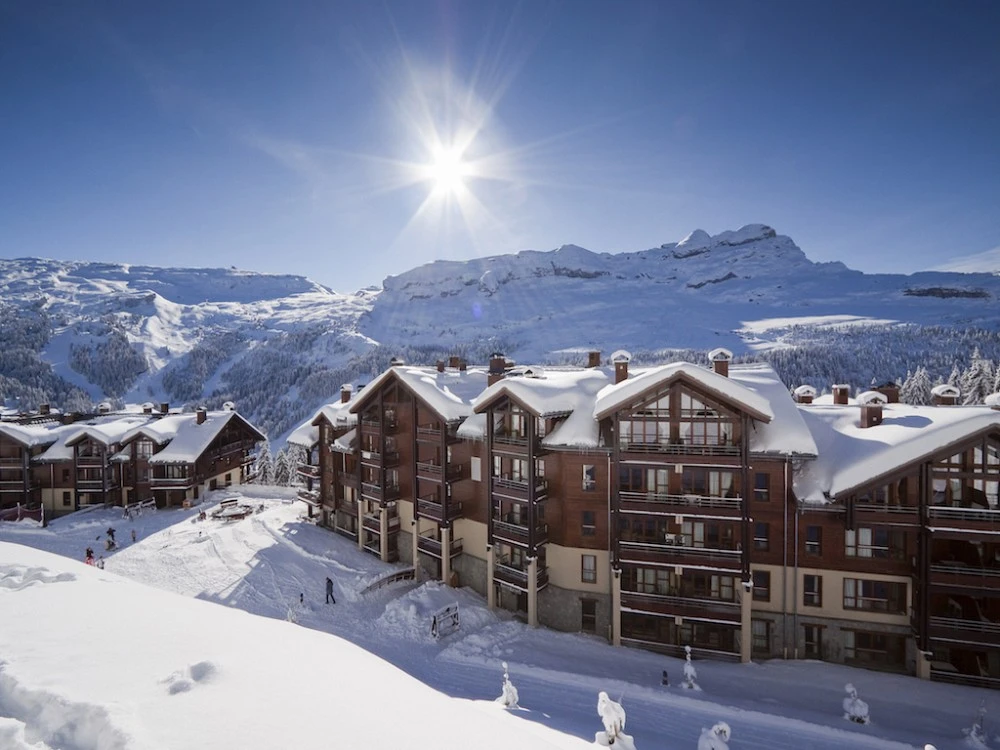 Les Terrasses d'Eos - uitzicht over de bergen
