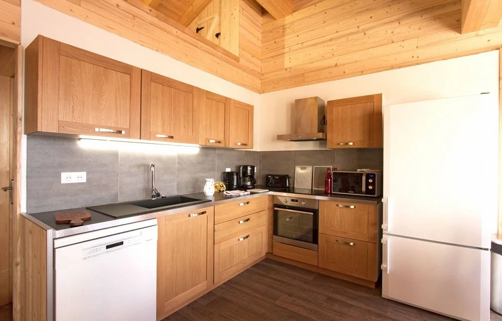 Chalet de Sophie - keuken met vaatwasser