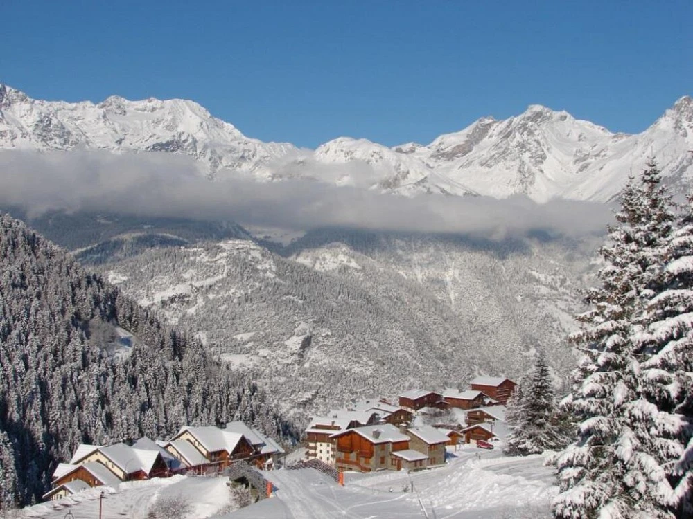 Les Chalets du Thabor - uitzicht op de bergen