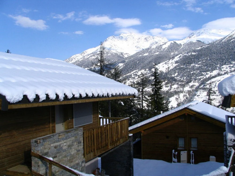Demi Chalets Le Petit Bonheur - chalet met uitzicht op de bergen