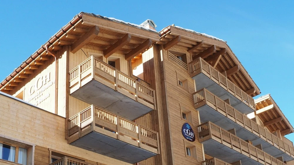Le Lodge des Neiges **** - balkons aan het chalet