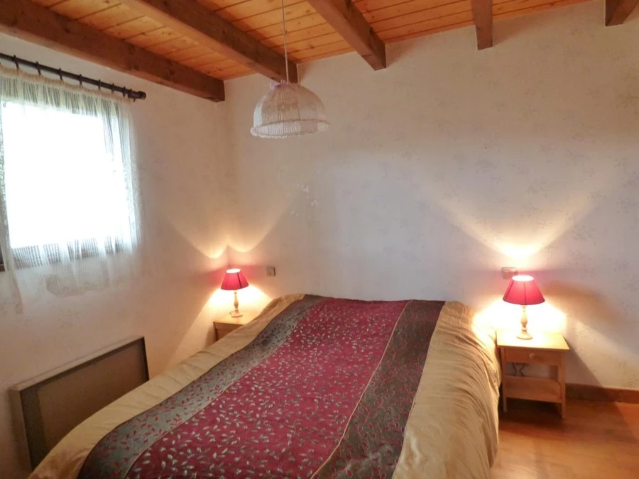 Chalet L'Arolle - 6-kamer apt. voor max. 12 pers. - slaapkamer met 2-persoonsbed