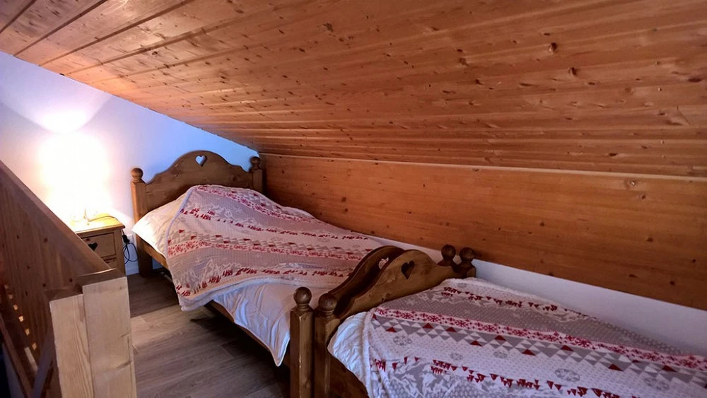 Chalet Le Grand Air - 4-kamer apt. + mezzanine voor max. 10 pers. (COMFORT) | APT04 - slaapkamer