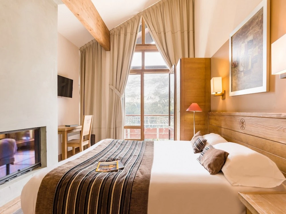 Les Terrasses d'Eos - slaapkamer met 2-persoonsbed