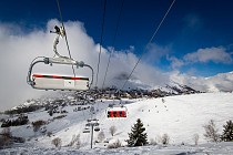 Les Deux Alpes - bergen met skilift