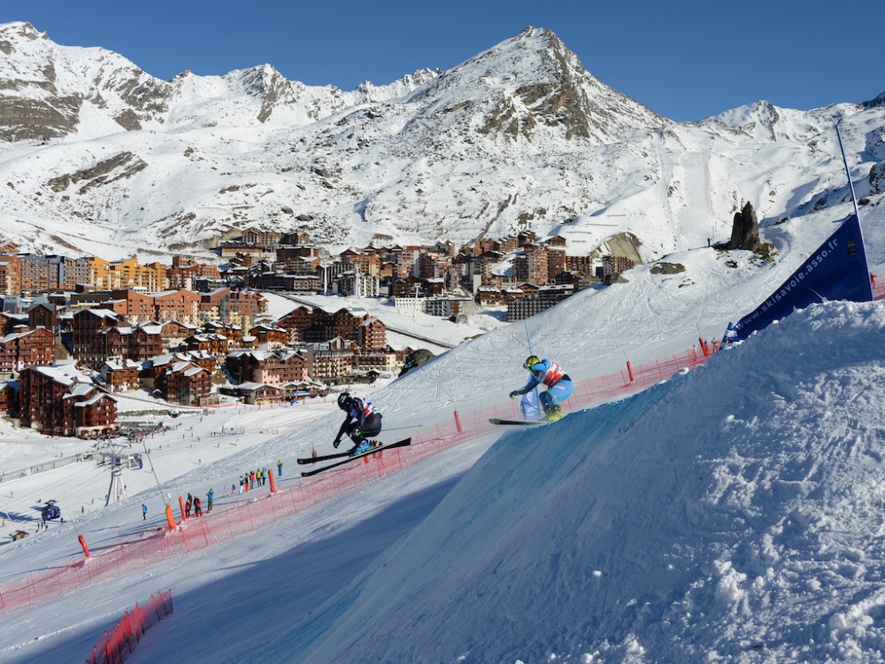 Val Thorens - piste aan de accommodaties