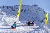 Val Thorens - sleeën door de bergen 