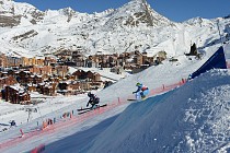 Val Thorens - piste aan de accommodaties