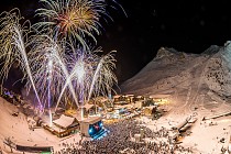 Tignes - vuurwerk 