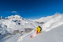 Tignes - offpiste actiefoto