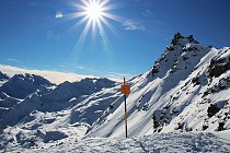 Les Menuires - Zonnetje in de sneeuw