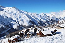 Les Menuires - skiën naar het complex