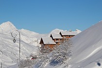 Les Menuires - bergen en veel sneeuw