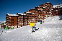 Le Cheval Blanc - piste voor het chalet