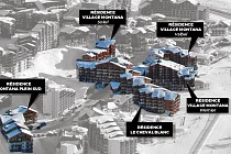 Village Montana - chalets met plattegrond