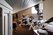 Village Montana - slaapkamer met 2 slaapplaatsen en dakraam