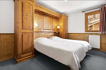 Les Balcons de Val Thorens Spa 7-kamer apt. voor max. 14 pers. slaapkamer met bed
