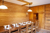 Les Balcons de Val Thorens Spa 9-kamer apt. voor max. 16 pers. keuken met eettafel