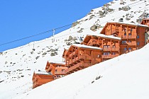 Les Balcons de Val Thorens spa - chalets en skilift aan de bergen