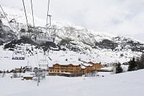 Les Chalets de Flambeau aan de piste