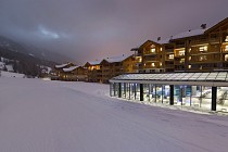 Les Chalets de Flambeau zwembad en piste