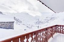 Les Chalets L'adonis - uitzicht op het balkon