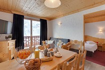 Les Chalets L'adonis - balkon aan de woonkamer