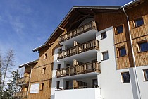 Au Coeur des Ours - balkon aan het chalet