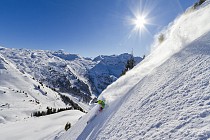 Samoens - actiefoto op de piste