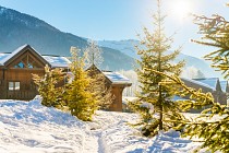 Les Fermes de Samoens - chalets tussen de bomen