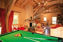 Les Fermes de Samoens - pooltafel in de lounge