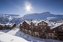 Les Terrasses d'Eos - uitzicht over de bergen