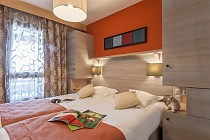 Les Terrasses d'Hélios - slaapkamer met bedden