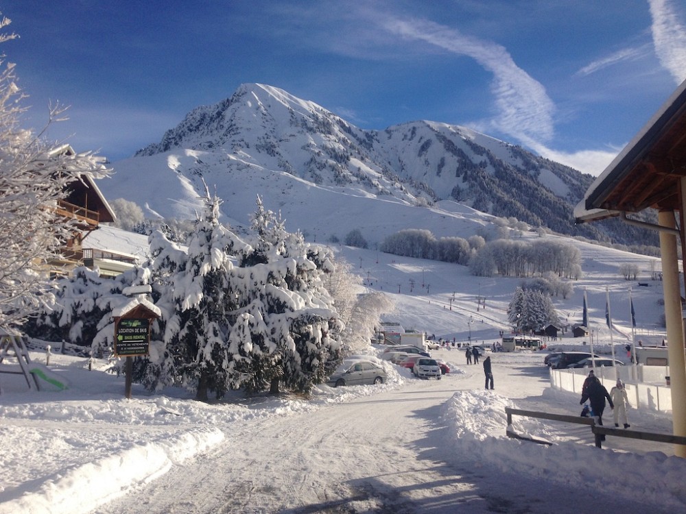 Saint Jean d'Arves - begin van piste