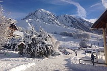 Saint Jean d'Arves - begin van piste