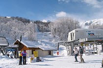 Saint Sorlin d'Arves - skilift op de piste